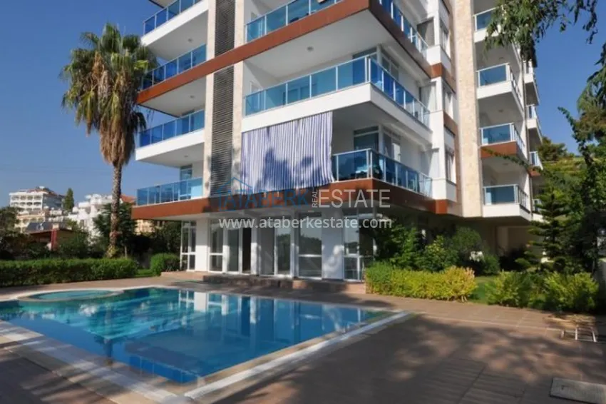 Квартира в Авсалларе с мебелью и застеленным балконом в 600 метрах от моря 3