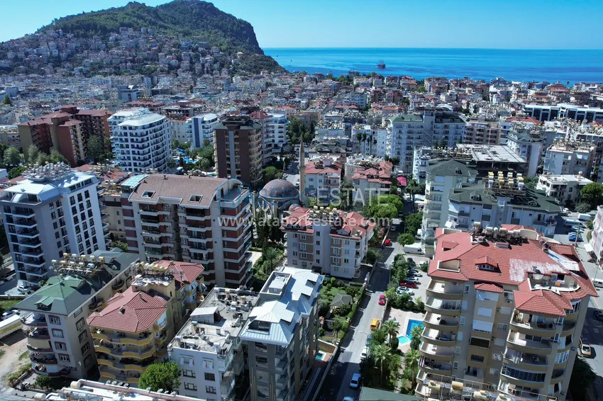 Квартира в центре Алании в комплексе с высоким инженерным оснащением – район пляжа Клеопатра 2 