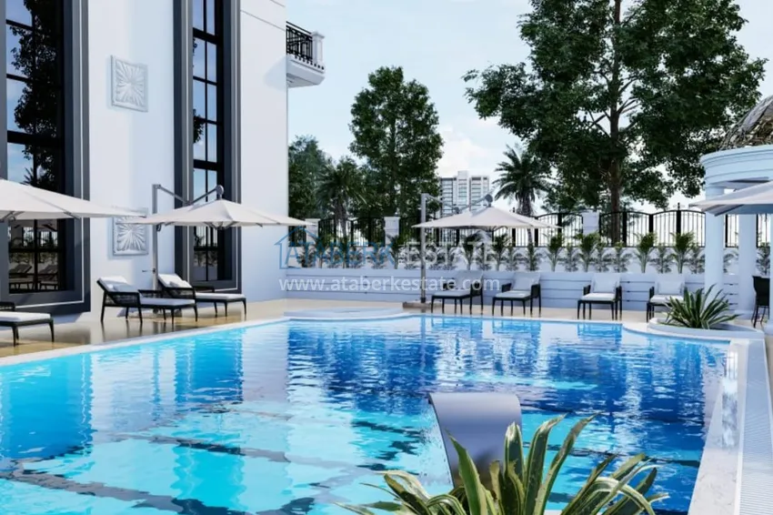 Двухкомнатная квартира с чистовой отделкой в новом жилом комплексе - Махмутлар, Алания 3 