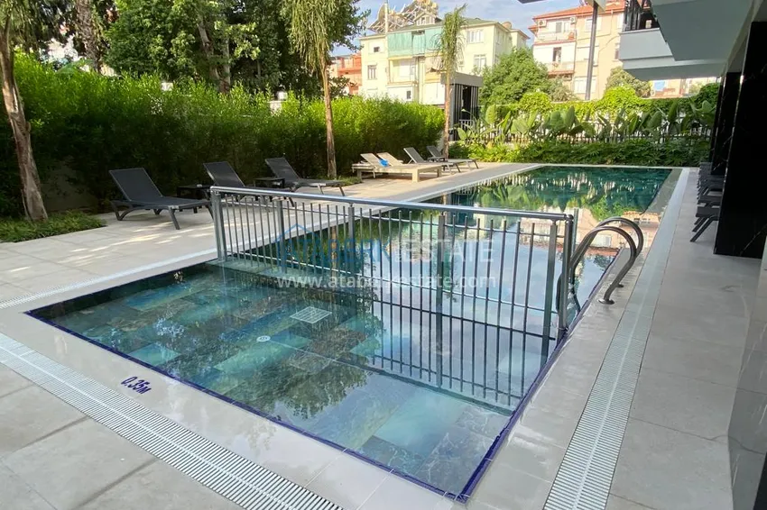 Трехкомнатная квартира под ключ в центре Алании - район пляжа Клеопатра 3 