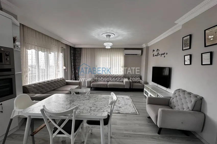 Приобрести Трехкомнатная квартира с мебелью в Авсалларе, Алания 3 