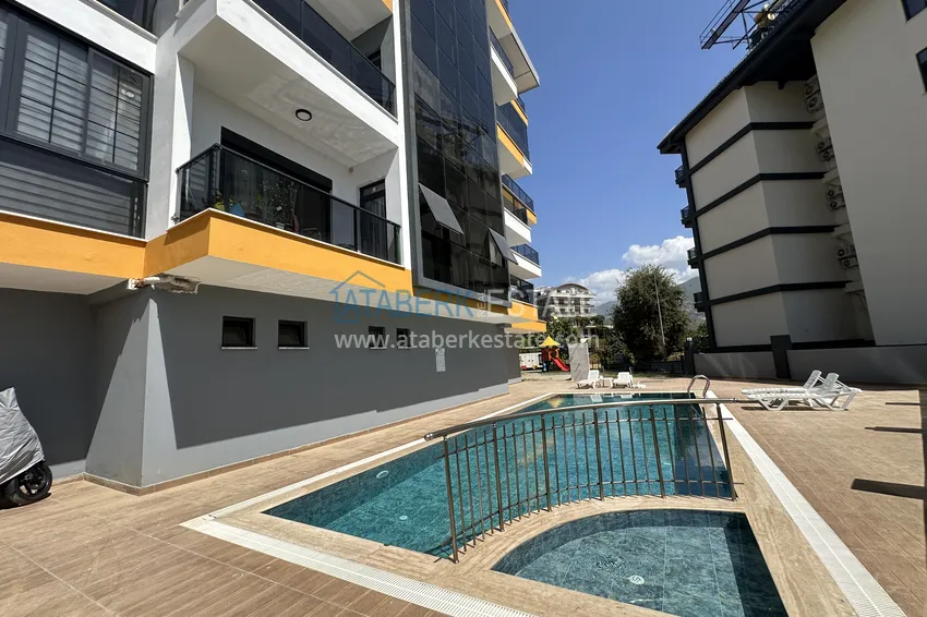 Трехкомнатная квартира с чистовой отделкой и видом на море - район верхняя Оба, Алания 3 