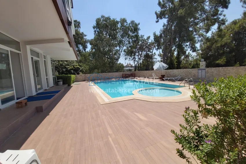 Квартира в Авсалларе с мебелью и застеленным балконом в 600 метрах от моря 6