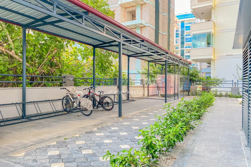 Двухкомнатная квартира с открытым видом на море, район Махмутлар – Алания 6