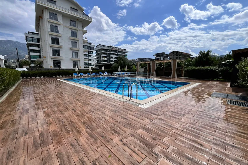 Квартира 1+1 меблированная с видом на море, район Каргыджак – Алания 4