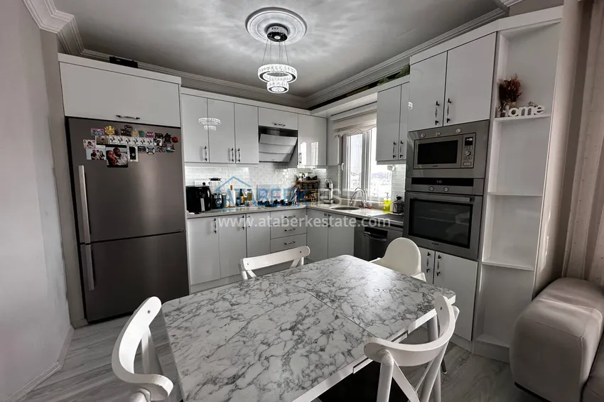 Приобрести Трехкомнатная квартира с мебелью в Авсалларе, Алания 4 