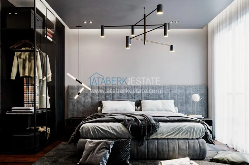 Приобрести Двухкомнатная квартира в Окурджаларе в комплексе на этапе строительства в 150 метрах от моря 4 