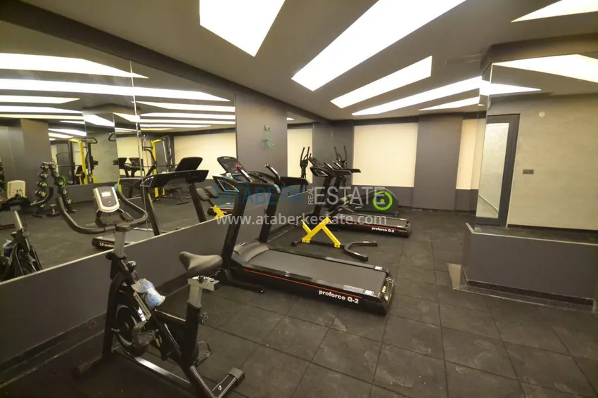 Двухкомнатная квартира с открытым видом на море, район Махмутлар – Алания 12