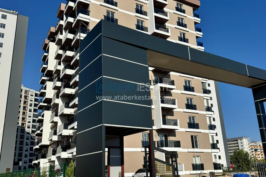 Новая квартира 1+1 в Тедже, Мерсин, от собственника — 350 метров от моря 4 