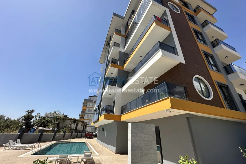 Трехкомнатная квартира с чистовой отделкой и видом на море - район верхняя Оба, Алания 4 