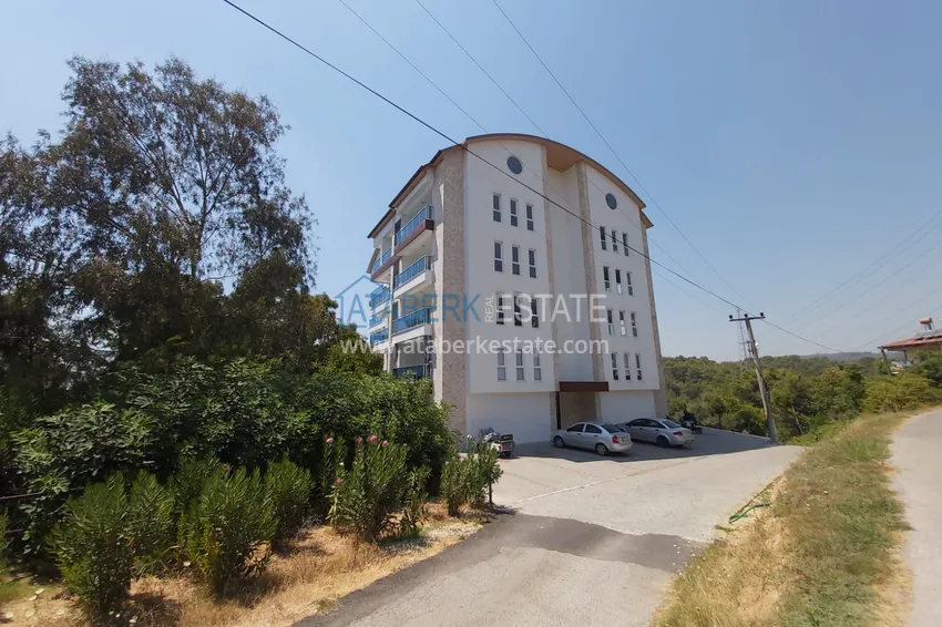 Квартира в Авсалларе с мебелью и застеленным балконом в 600 метрах от моря 10