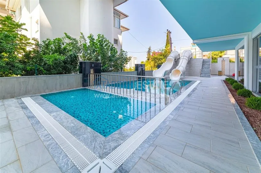 Двухкомнатная квартира с видом на море и горы, район Махмутлар – Алания 5 