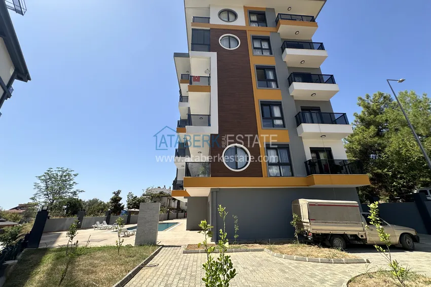 Трехкомнатная квартира с чистовой отделкой и видом на море - район верхняя Оба, Алания 5 