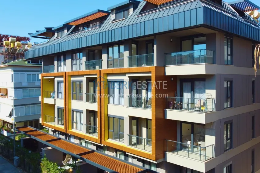 Двухкомнатная квартира в центре Алании, всего в 370 метрах от пляжа Клеопатра 5 