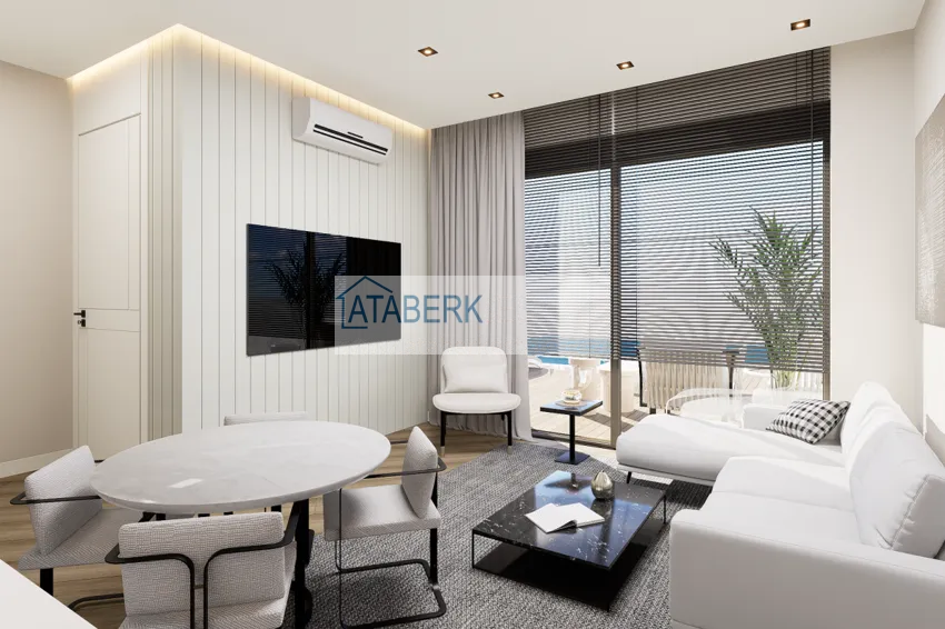 Приобрести Новый проект жилого комплекса на этапе котлована в Анталии, район Алтынташ 7 