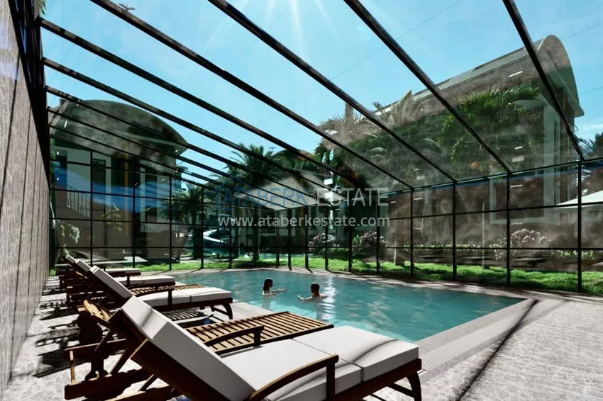 Двухкомнатная квартира в Окурджаларе в комплексе на этапе строительства в 150 метрах от моря 7 