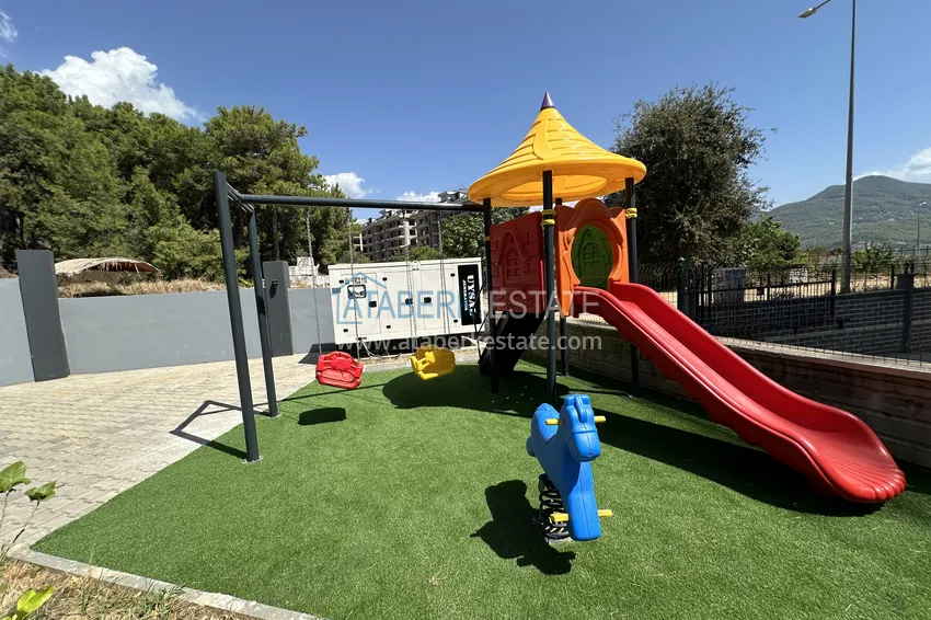 Трехкомнатная квартира с чистовой отделкой и видом на море - район верхняя Оба, Алания 7 