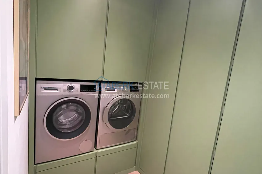 Приобрести Элитная видовая линейная квартира 3+1 с мебелью в районе Тосмур, Алания 9 