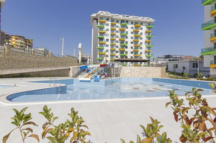 Квартира 2+1 с мебелью и частичным видом на море, район Авсаллар – Алания 8 