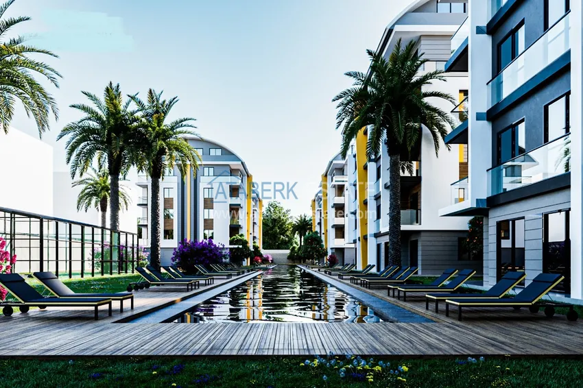 Двухкомнатная квартира в Окурджаларе в комплексе на этапе строительства в 150 метрах от моря 8 