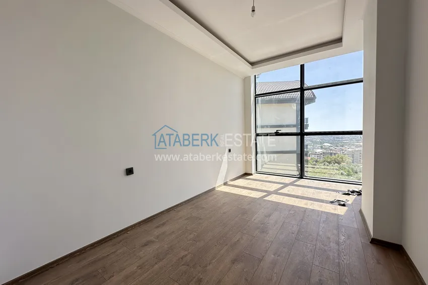 Приобрести Трехкомнатная квартира с чистовой отделкой и видом на море - район верхняя Оба, Алания 8 