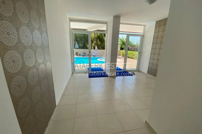 Квартира в Авсалларе с мебелью и застеленным балконом в 600 метрах от моря 11