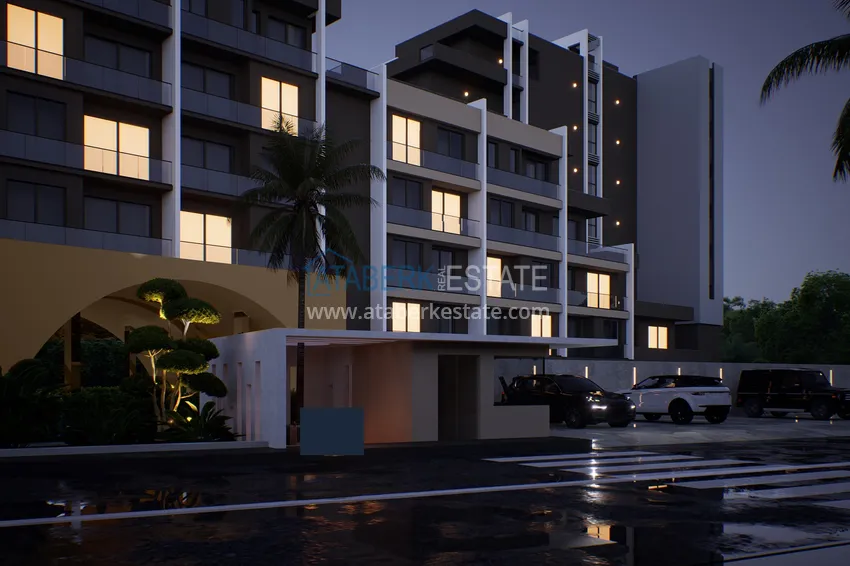 Новый проект жилого комплекса на этапе котлована в Анталии, район Алтынташ 9 