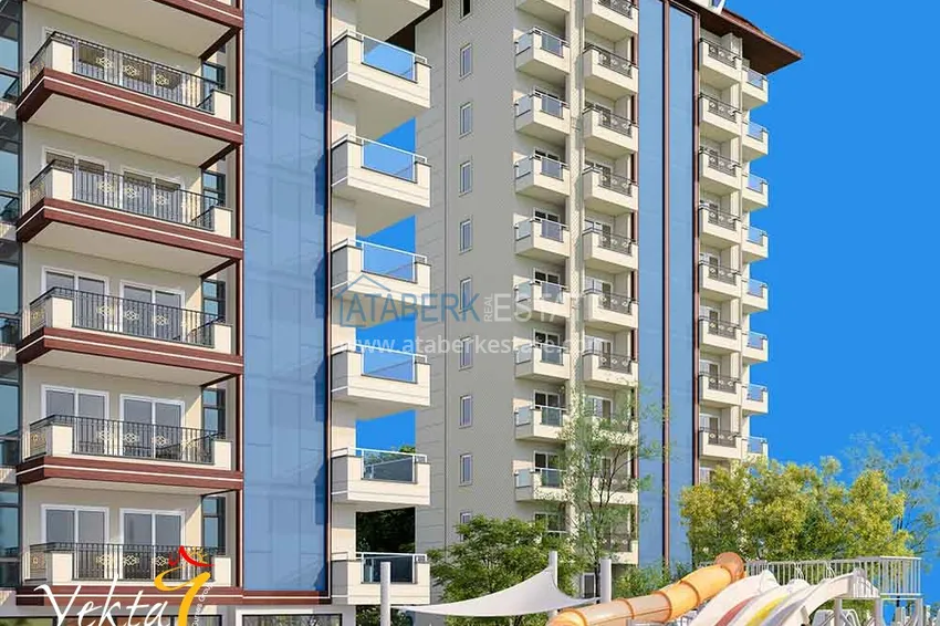 Трехкомнатная квартира в Махмутлар, от инвестора в элитном комплексе на этапе строительства 11