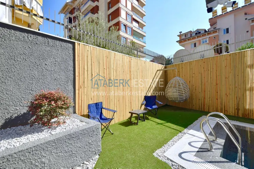 Квартира в центре Алании в комплексе с высоким инженерным оснащением – район пляжа Клеопатра 9 