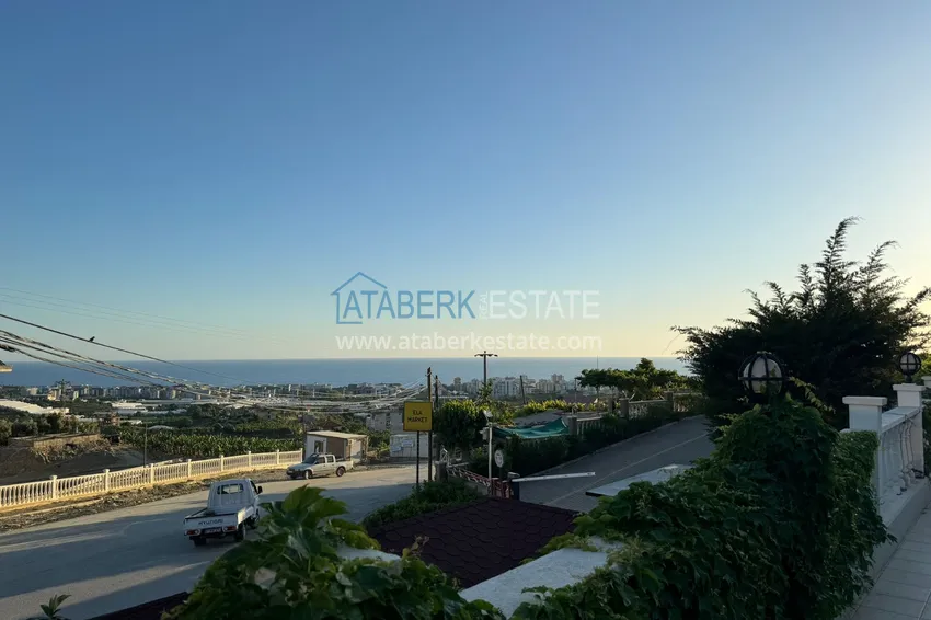 Одноэтажная меблированная вилла с панорамным видом и личным бассейном в Махмутларе 10