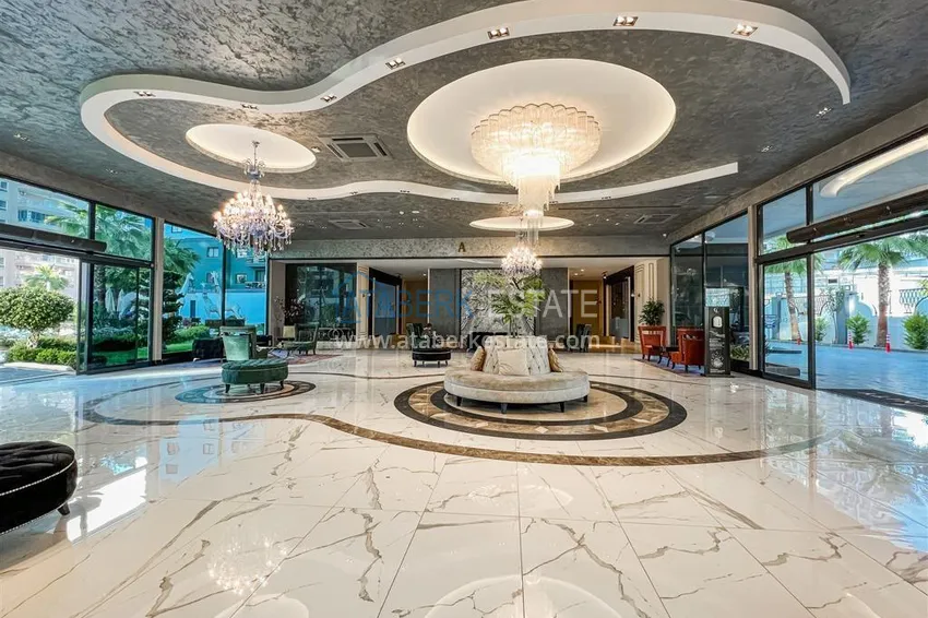 Меблированная двухкомнатная квартира в комплексе с отельной инфраструктурой, район Махмутлар – Алания 15 