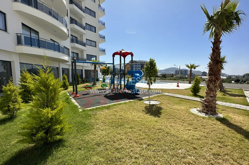 Квартира 1+1 с мебелью и видом на море, район Махмутлар – Алания 13 