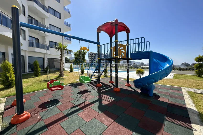 Квартира 1+1 с мебелью и видом на море, район Махмутлар – Алания 14 