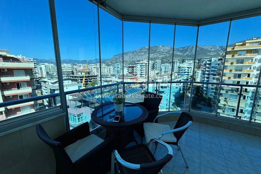 Приобрести Квартира в Махмутларе частично меблированная с застекленным балконом и видом на море 13 