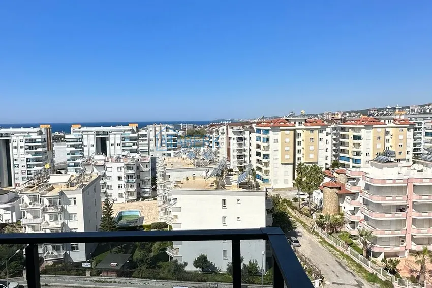 Приобрести Двухкомнатная квартира с видом на море в новом комплексе – Алания, район Авсаллар 15 