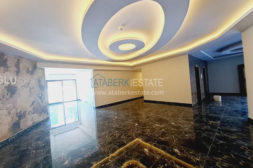 Квартира 1+1 с новой мебелью и видом на горы в современном комплексе - район Махмутлар, Алания 18 