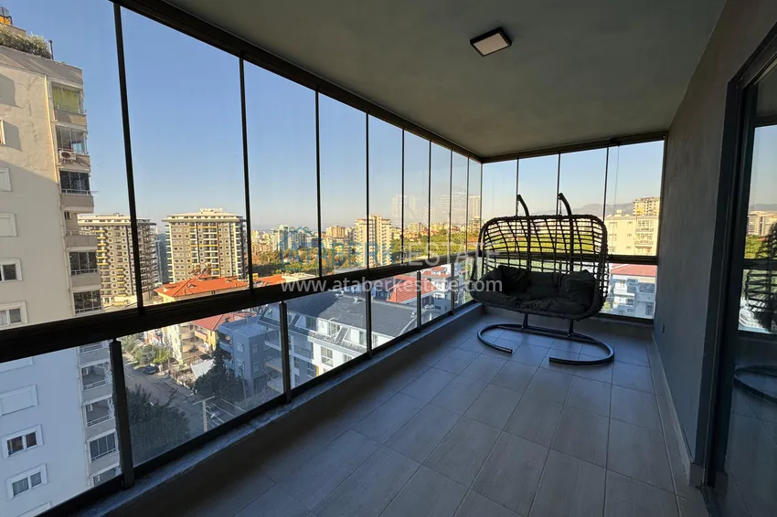 Приобрести Трёхкомнатная квартира с мебелью и видом на горы, район Махмутлар – Алания 20