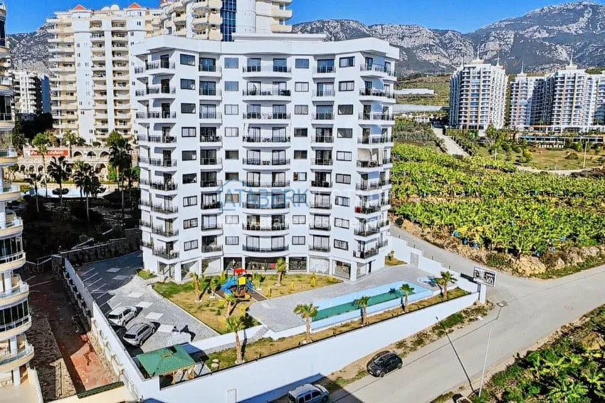 Квартира 1+1 с мебелью и видом на море, район Махмутлар – Алания 1 