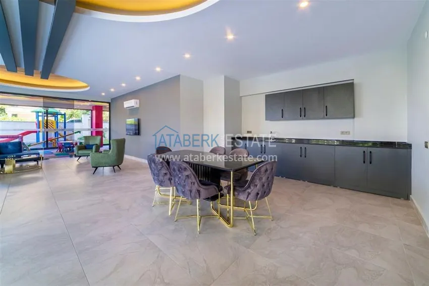 Двухкомнатная квартира с видом на море и горы, район Махмутлар – Алания 19 