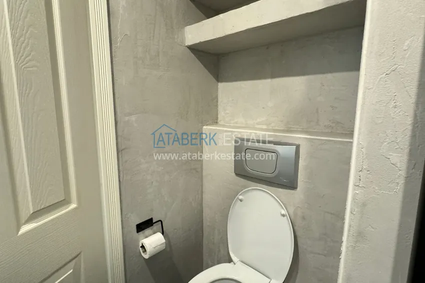 Приобрести Квартира в Махмутларе частично меблированная с застекленным балконом и видом на море 23 