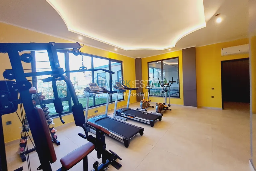 Двухкомнатная квартира с видом на море в новом комплексе – Алания, район Авсаллар 27 