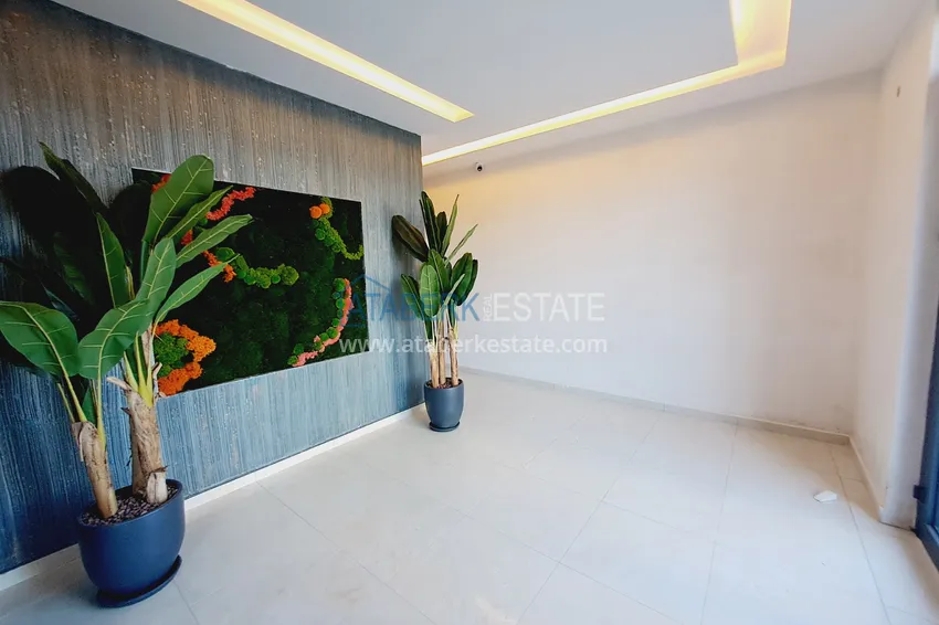 Двухкомнатная квартира с видом на море в новом комплексе – Алания, район Авсаллар 30 