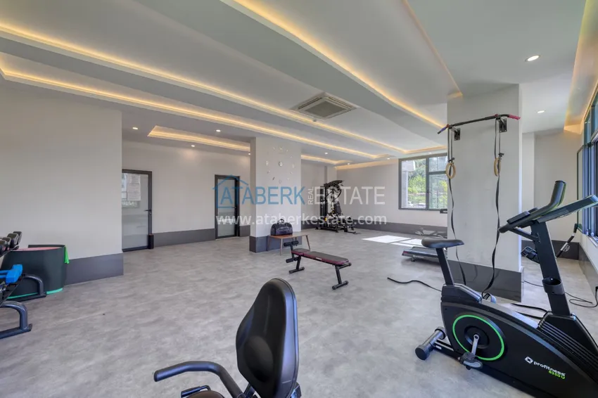 Трехкомнатная квартира под ключ в Махмутларе в современном комплексе 29 