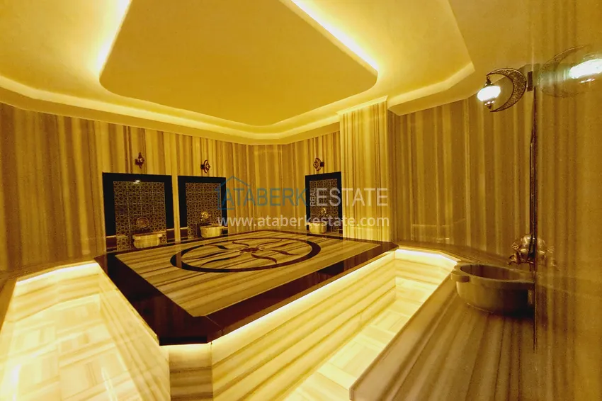 Двухкомнатная квартира с видом на море в новом комплексе – Алания, район Авсаллар 33 