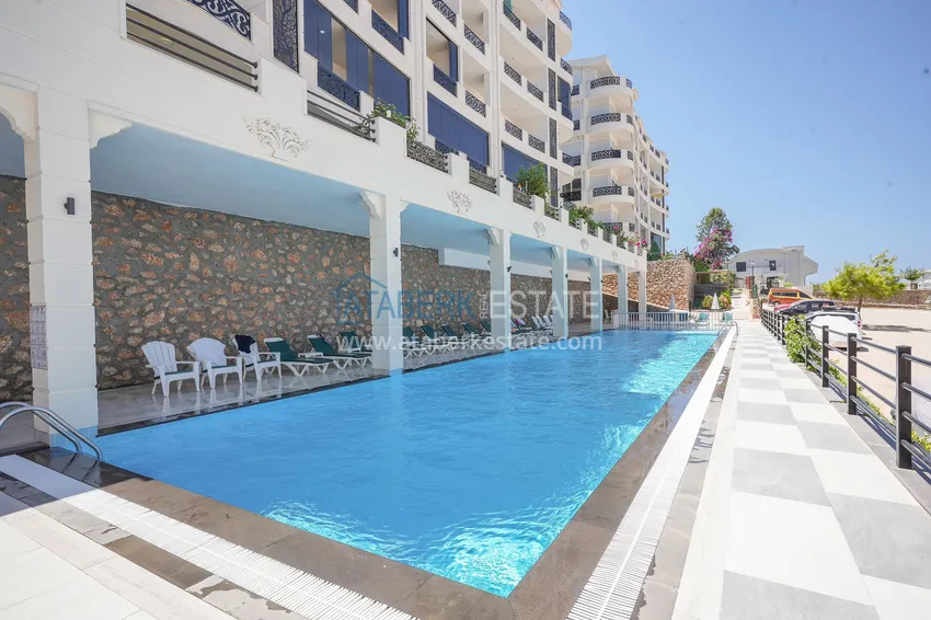 Квартира в районе Оба с качественной чистовой отделкой и открытым видом на горы 3