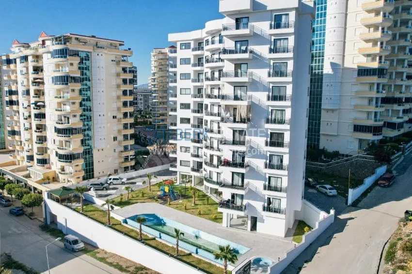 Квартира 1+1 с мебелью и видом на море, район Махмутлар – Алания 3 