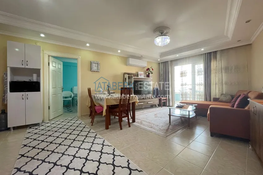 Приобрести Трехкомнатная квартира под ключ с видом на море в район Тосмур, Алания 3 