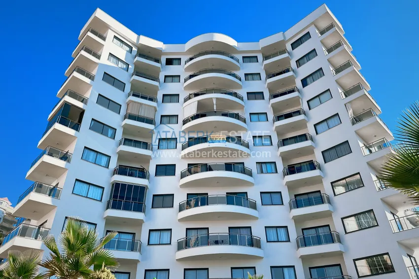 Квартира 1+1 с мебелью и видом на море, район Махмутлар – Алания 4 