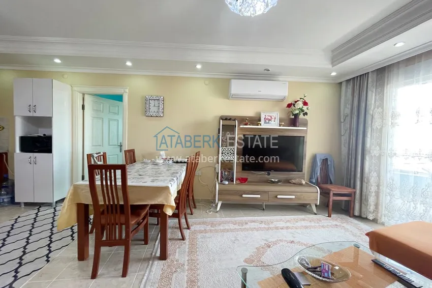 Приобрести Трехкомнатная квартира под ключ с видом на море в район Тосмур, Алания 4 