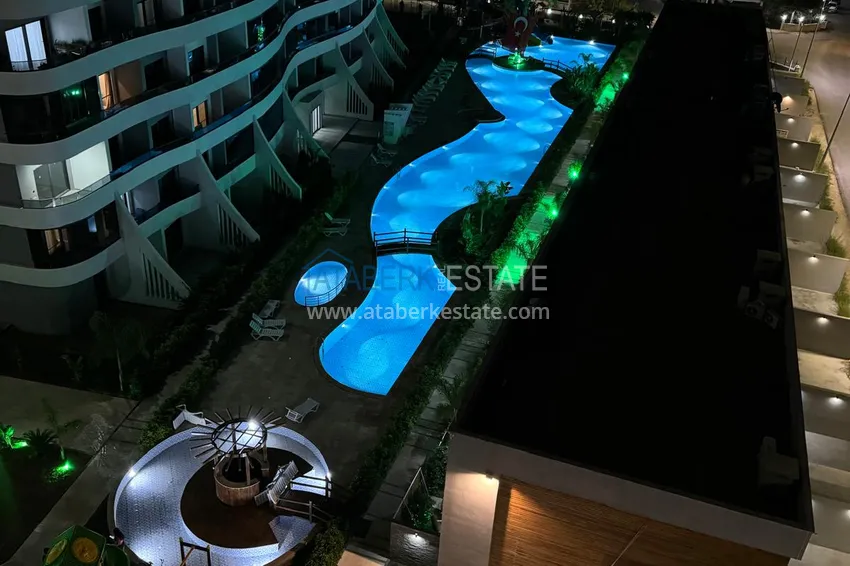 Двухкомнатная квартира с чистовой отделкой в Мерсине, район Эрдемли – Арпачбахшиш 4 